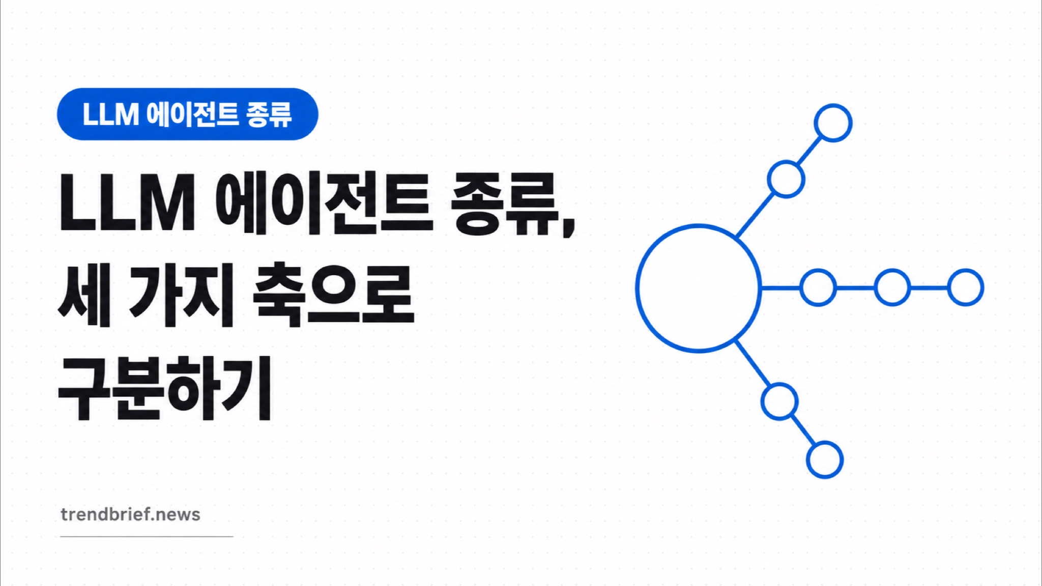 LLM 에이전트 종류, 세 가지 축으로 구분하기